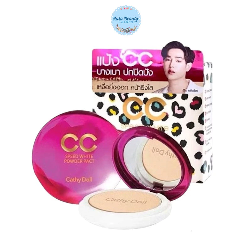Cathy Doll CC Speed White Powder Pact SPF 40 PA+++ 12g. แป้งซีซี เคที่ดอลล์