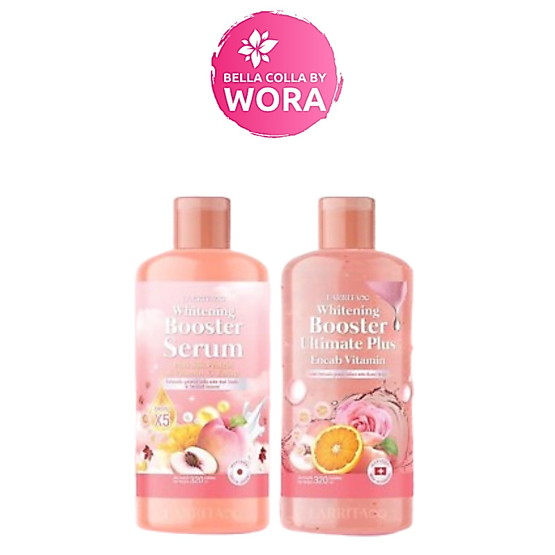 LARRITA Whitening Booster Plus โลชั่นบูสเตอร์ [320 ml.][1 แถม 1] แถมเซรั่ม Whitening Booster Serum [320 ml.]