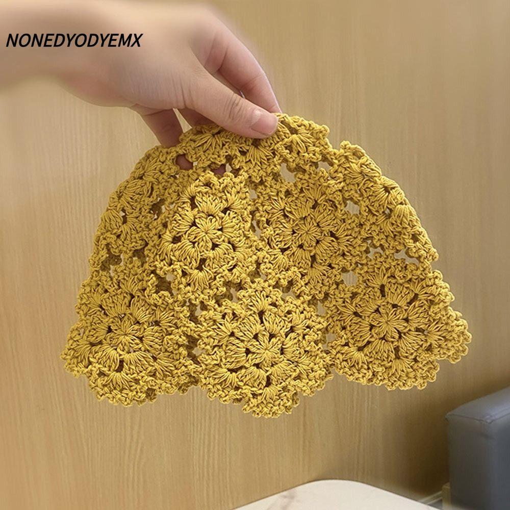 NONEDYODYEMX Beret Cap,ลูกไม้สบายๆถักหมวก,Breathableฤดูร้อนดอกไม้แฟชั่นSkiesหมวกสําหรับผู้หญิง