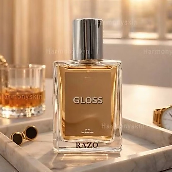 น้ำหอมผู้ชายกลิ่น Gloss แท้ 100% รับตรงจากเจ้าของแบร์น น้ำหอม RAZO น้ำหอมผู้ชาย 30ml กลิ่น GLOSS  กลิ่นนิยมสุดฮิต