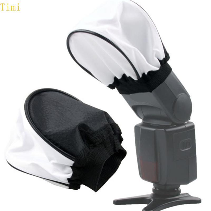 Timi Flash Light Softbox Universal แบบพกพาน้ําหนักเบา Speedlite Softbox Diffuser สําหรับกล้องแสงแฟลชไฟความเร็ว