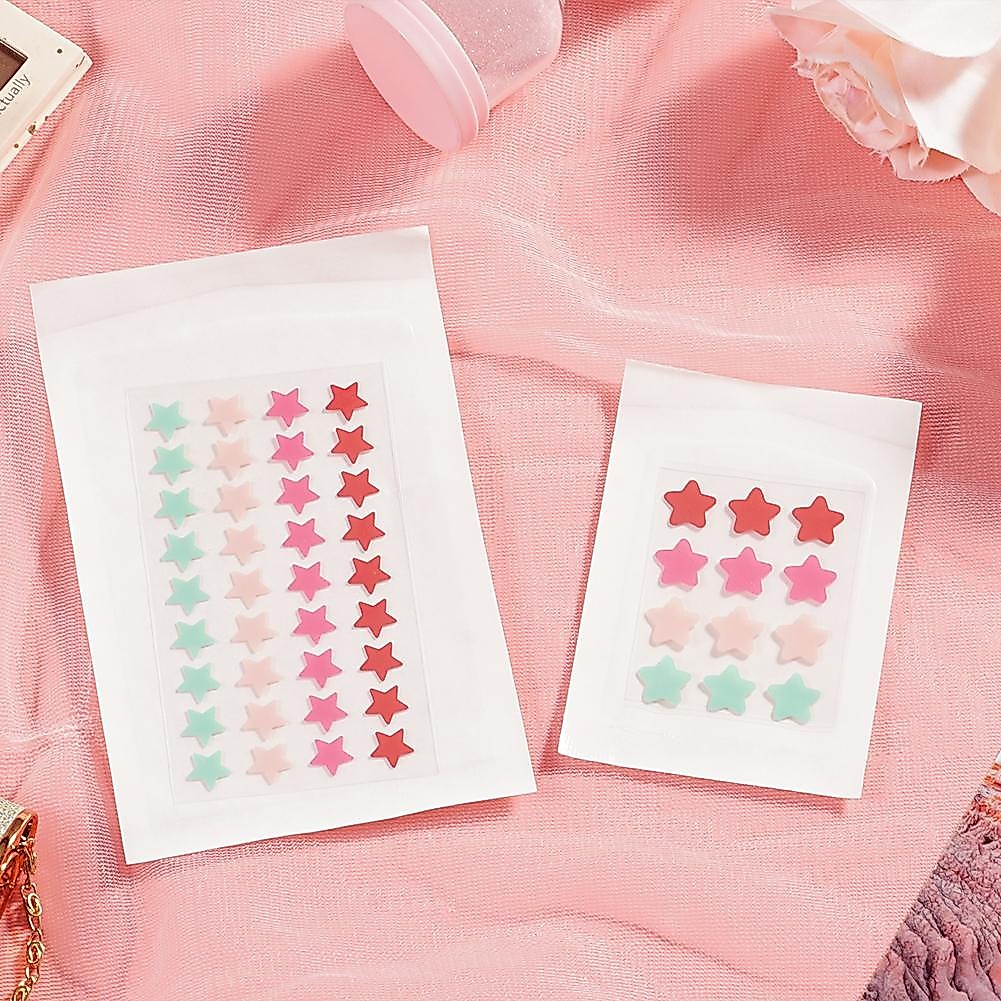 SOUG แผ่นแปะสิว ไฮโดรคอลลอยด์ รูปดาว สีสันสดใส 12 ชิ้น 36 ชิ้น