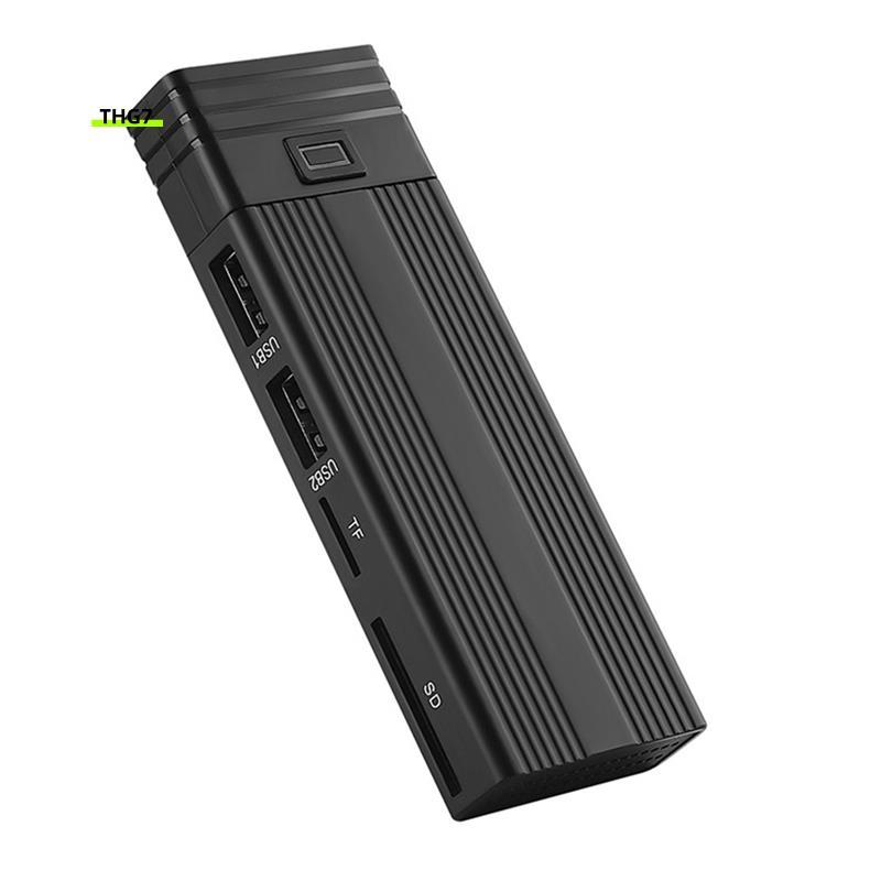 เบลินดา7M. 2 NVMe NGFF SSD Enclosure 10Gbps อลูมิเนียม 5 in 1 USB C Hub NVMe กล่อง SD TF Card Reader