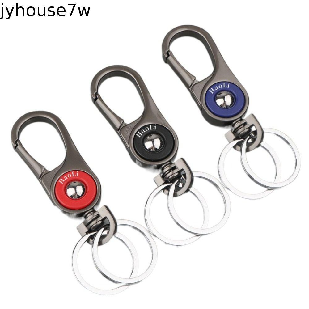 JYHOUSE Titanium Carabiner Key Clip, Zinc Alloy Business Style Titanium Car Keychain, Business Style Theft-resistant Polishing Anti-ลายนิ้วมือ Titanium Keyring ของขวัญธุรกิจ