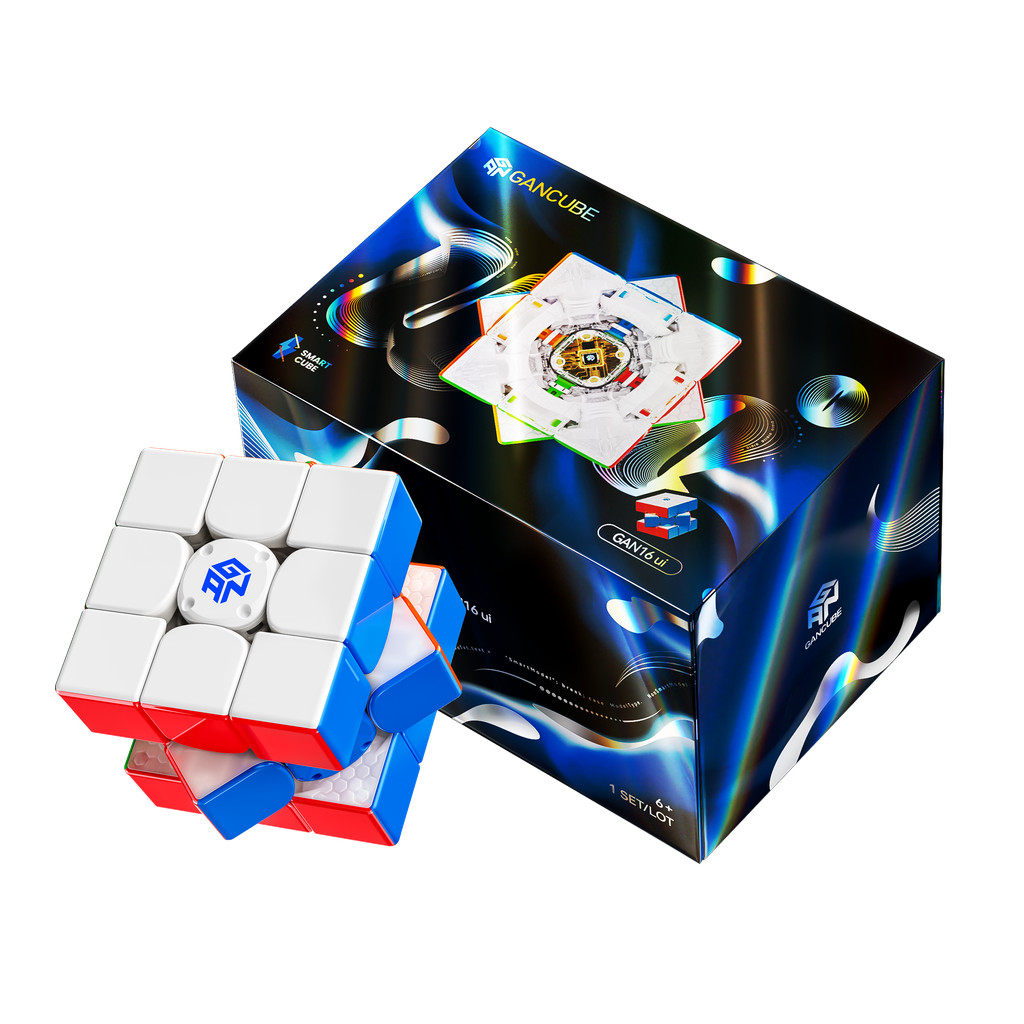 GAN16 Ui Maglev MAX UV Ai สมาร์ท Maglev แม่เหล็ก 3x3 Cube Professional สมาร์ท Cube ความเร็วปริศนาของ