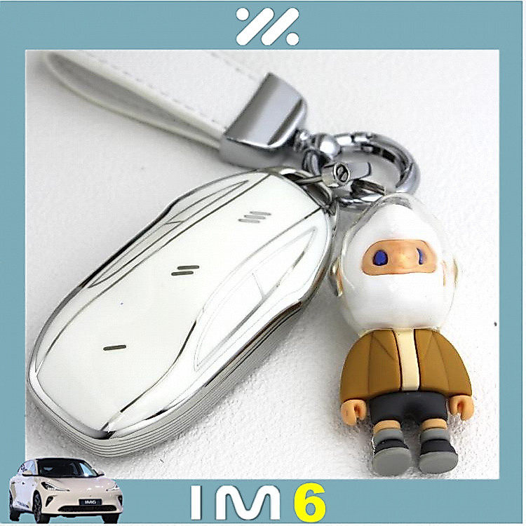 ฝาครอบกุญแจรถยนต์ MG IM6 IM5 กล่องกุญแจรถยนต์ปรับแต่งแบบหัวเข็มขัดเต็ม