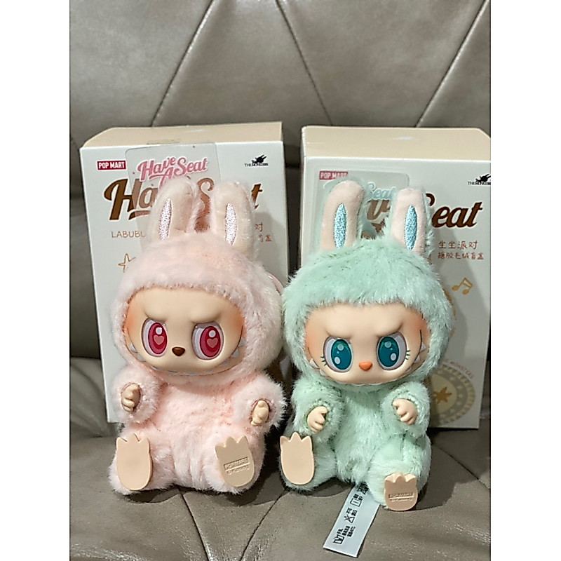 (พร้อมส่งในไทย) Popmart LABUBU สินค้าใหม่ labubu ปาร์ตี้ตุ๊กตาผ้าไวนิลกล่องตุ๊กตาผ้า(ของแท้100%)เช็คการ์ด