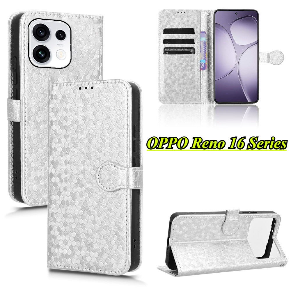ปลอกสําหรับ OPPO Reno 16 Pro 16F 5G 4G 2026 เคสโทรศัพท์ปกหนังสําหรับ Reno16 Reno16Pro Reno16F 16Pro กระเป๋าสตางค์แม่เหล็กกันกระแทกกลับ shell