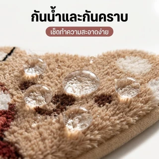 40×120CM พรมข้างเตียงลายการ์ตูน พรมสำหรับห้องนอนเด็กผู้หญิง ผ้าขนหนูหนา กันลื่น มีความสวยงามสูง