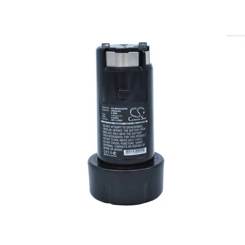 CS-MKM400PW 4.0V 2000mAh เครื่องมือแบตเตอรี่ 48-11-2001 สําหรับ Milwaukee M4, M4 1/4 ", M4 4V