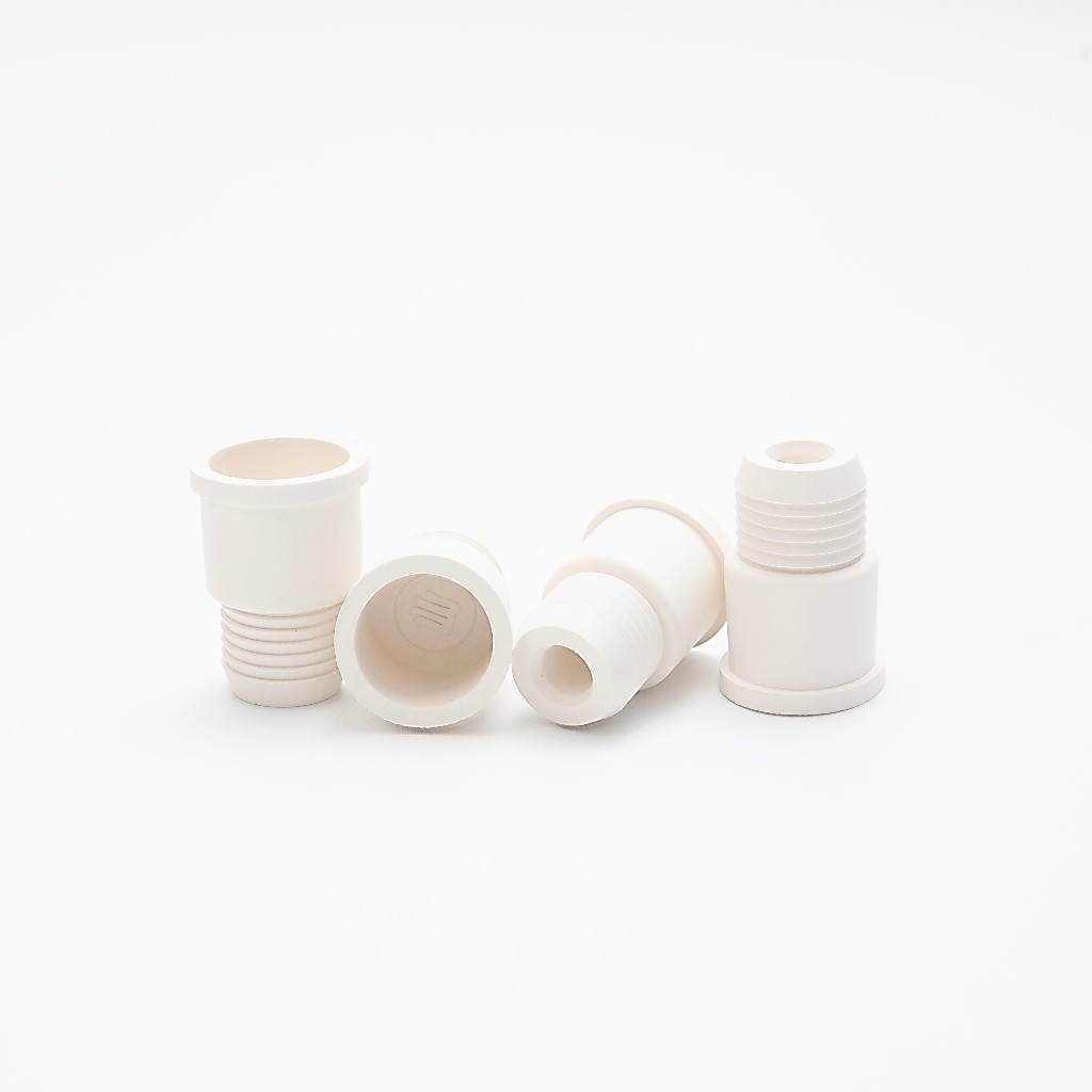 Natural Rubber Septum Size 19 - 1 piece จุกยางธรรมชาติสำหรับปิด flask ขนาด 19 มม 1 ชิ้น สีขาว