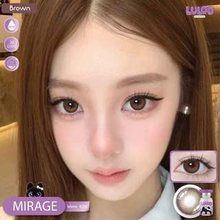 คอนแทคเลนส์(บิ๊กอาย) Mirage Brown / Gray (Luloo) ⭐️ลายฮิต ขายดีมาก กรองแสงกันยูวี