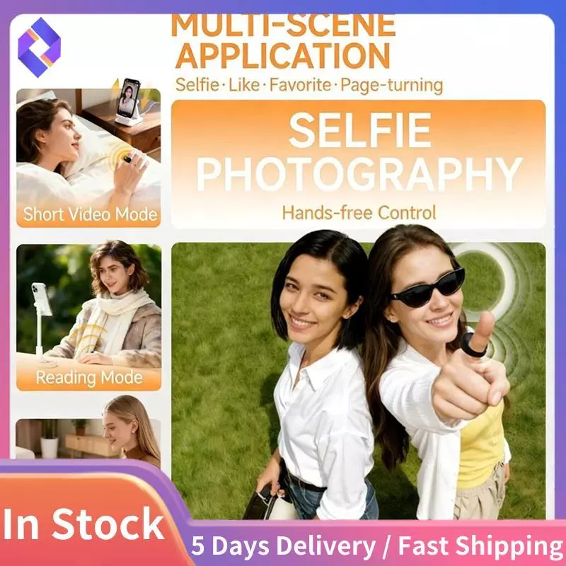 แหวนเมาส์บลูทูธ รีโมทคอนโทรลสำหรับสมาร์ทโฟน thumbnail 4