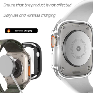 เคส TPU ใสอ่อนสำหรับ for Apple Watch IWatch Series 11 10 9 8 7 6 5 4 3 Ultra/SE 3 2 49 46 45 41 44 40 42 38mm
