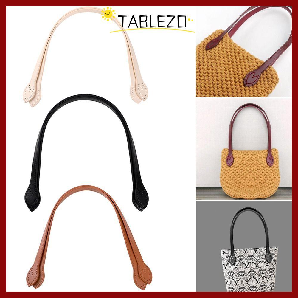 in สต็อกTABLEZO 2 ชิ้นกระเป๋าเข็มขัด,ที่ถอดออกได้ Core เย็บสายคล้องไหล่, DIY เปลี่ยนกระเป๋าหนัง PU จับกระเป๋าอุปกรณ์เสริม