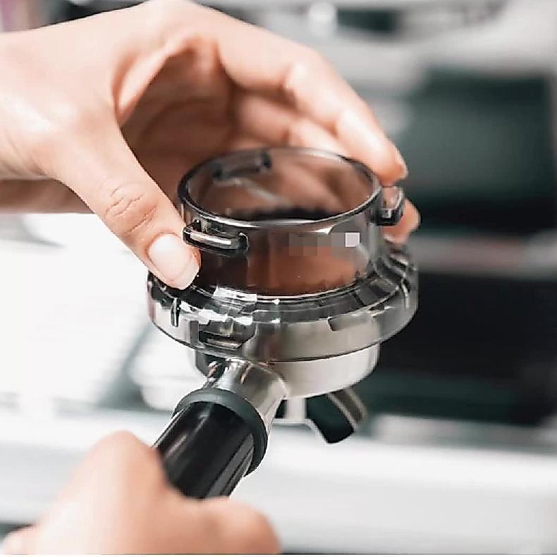 เหมาะสําหรับ breville breville 54MM Coffee Handle Powder Ring Coffee Machine Handle Anti-Flying Powd