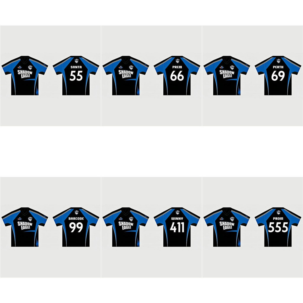 Fashion Trends GMMTV Shadow Eagles FUTSAL Project Sports Series Member Breathable Large Size Sports Top 2025 Jersey
