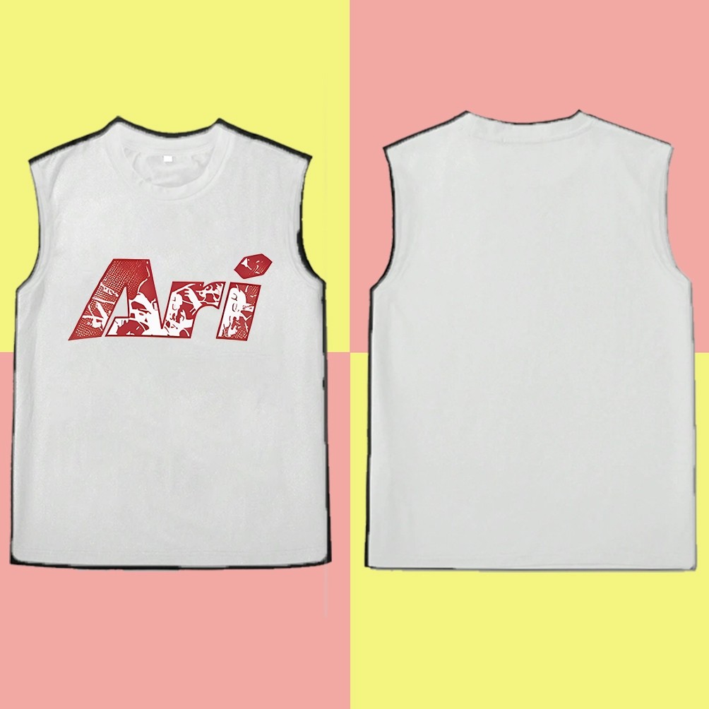 【พร้อมส่ง】 Ari Football Simple Casual Round Neck Neutral SportsSleeveless T-shirt Ari Football Patte
