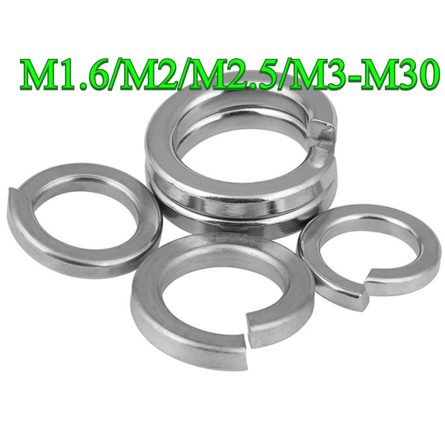 304 ปะเก็นสปริงสแตนเลสปะเก็นเปิดปะเก็นสปริง M1.6/M2/M2.5/M3-M30 (PW-KH-TH)