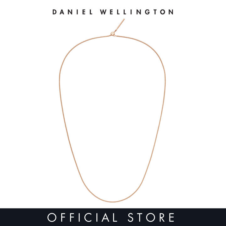 Daniel Wellington สร้อยคอ CHARMS SNAKE NECKLACE RG สีโรสโกล