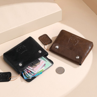 Lucky-girl : พร้อมส่ง 🔥กระเป๋าสตางค์ใบสั้นPUใส่เหรียญได้ น่า…