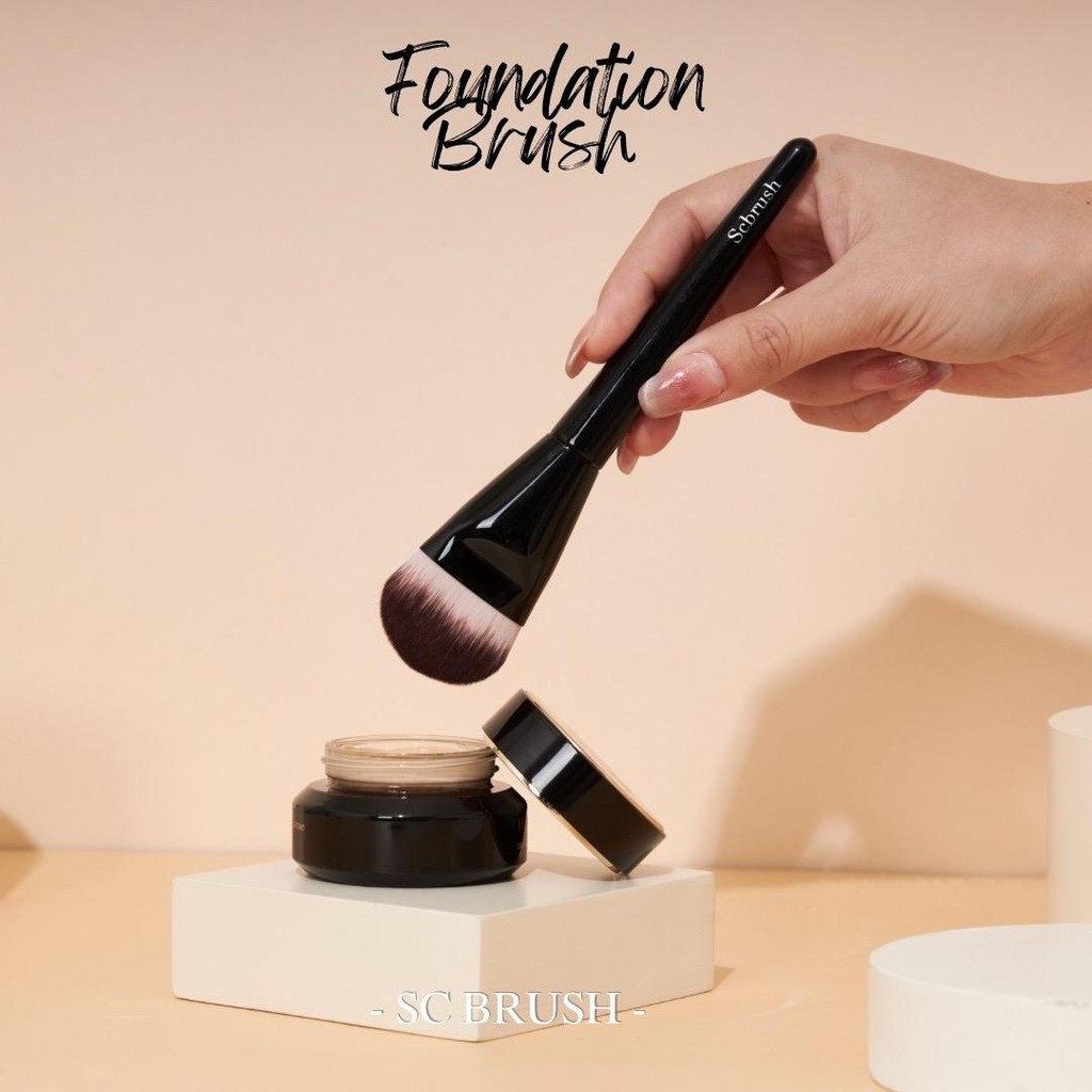 Scbrush แปรงเกลี่ยรองพื้นรุ่น 105 Cosmetic แปรงแต่งหน้าแบรนด์scbrush