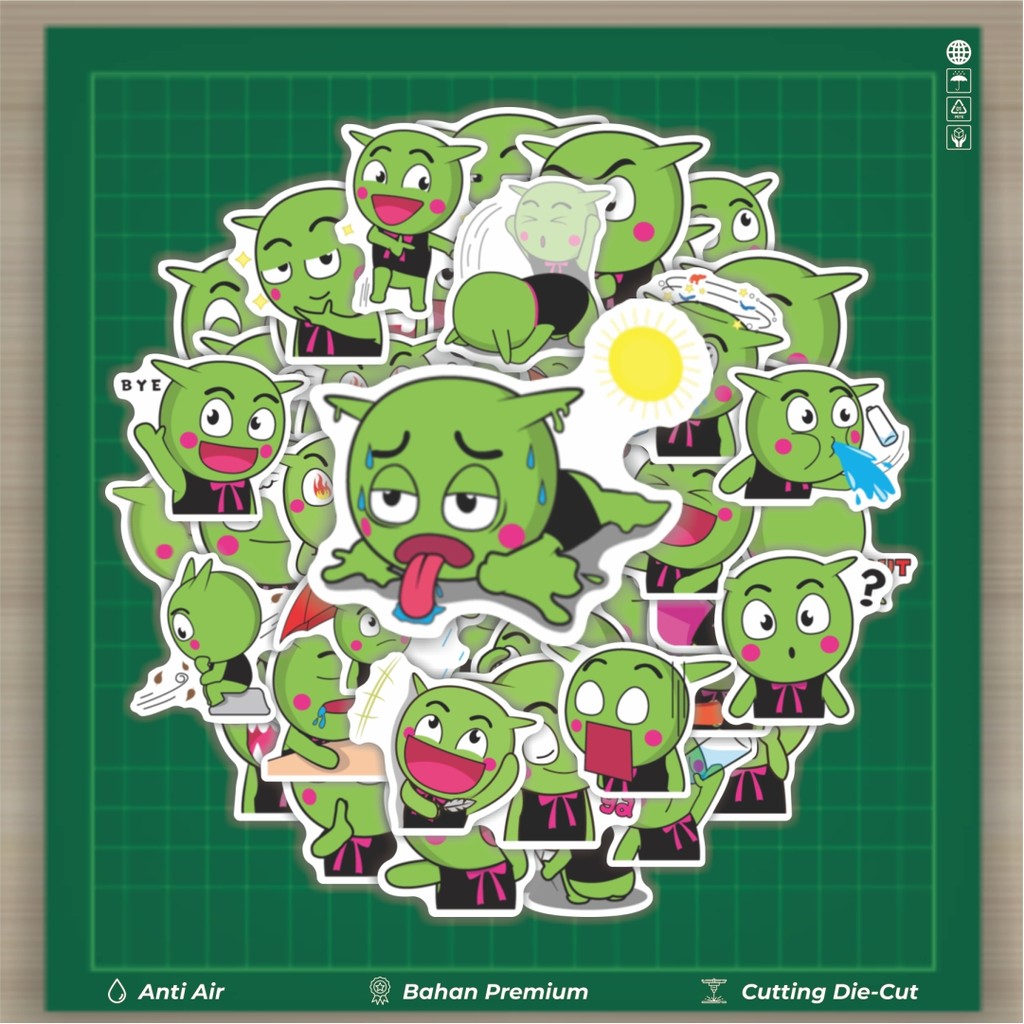 ร้อน 50 ชิ้นสติ๊กเกอร์สติ๊กเกอร์สัตว์น่ารัก Zelen Piccili แฟชั่นรถยนต์ Decal Cool การ์ดอัลบั้มไวนิลท