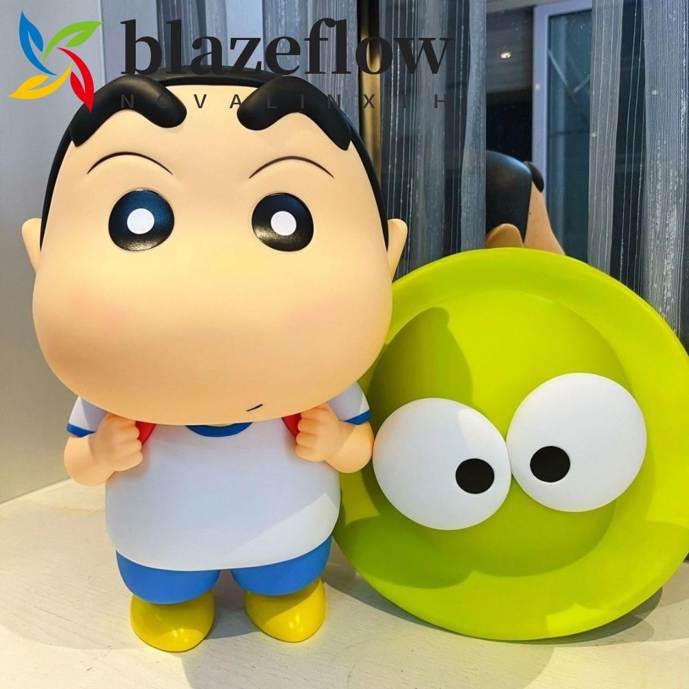 Blazeflow Crayon Shin-Chan รูป, รูปปั้นกบ Crayon Shin-Chan ของเล่น, เครื่องประดับรถตกแต่งโต๊ะอะนิเมะคอสเพลย์ Crayon รูปของเล่นเด็ก