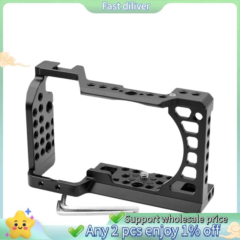 กรงกล้อง A6000/A6300/A6400/A6500 กรงกล้อง Rig สีดํา