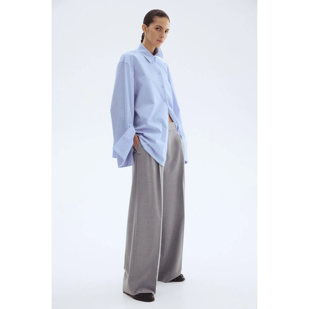 H&M(เอชแอนด์เอ็ม) กางเกงขายาวทรง Tailored แบบกว้าง ผู้หญิง 1293733_1