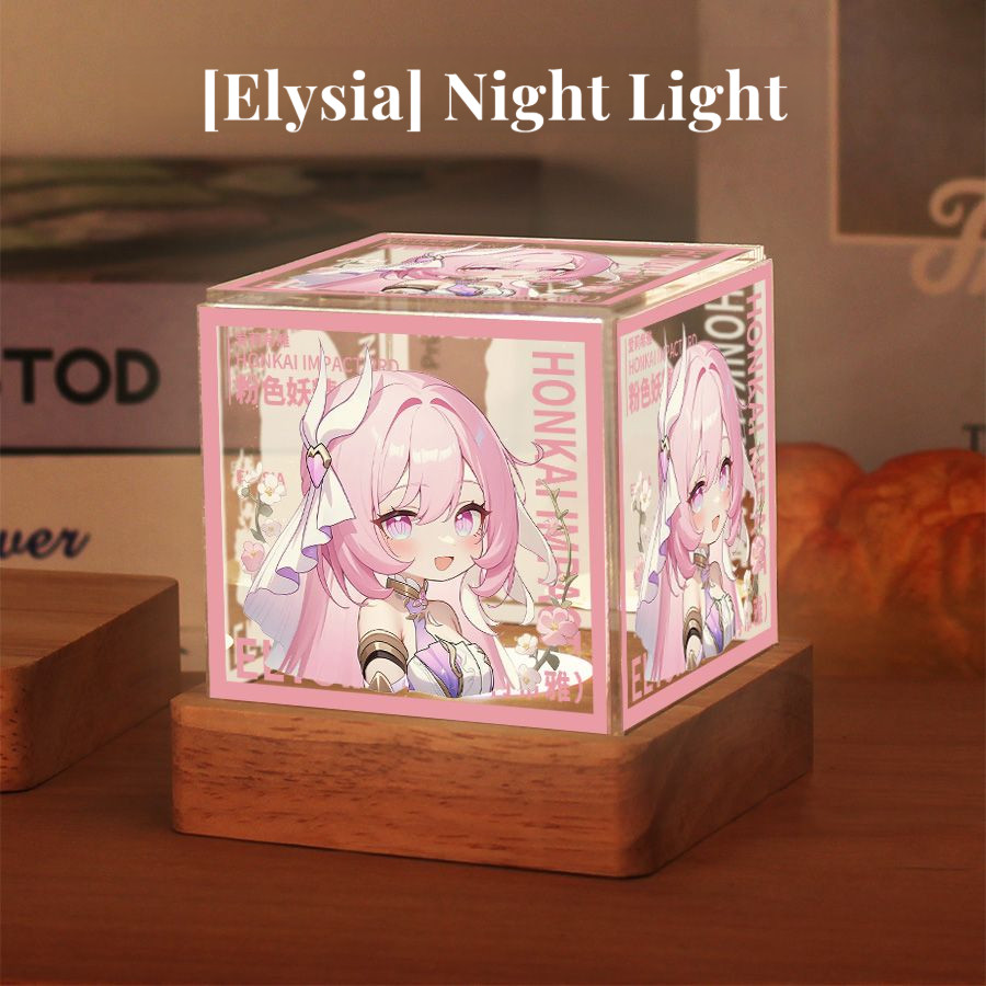 Honkai Impact 3 Peripheral Elysia themed Night Light Ornament: คําแนะนําของขวัญที่สมบูรณ์แบบ JVOM