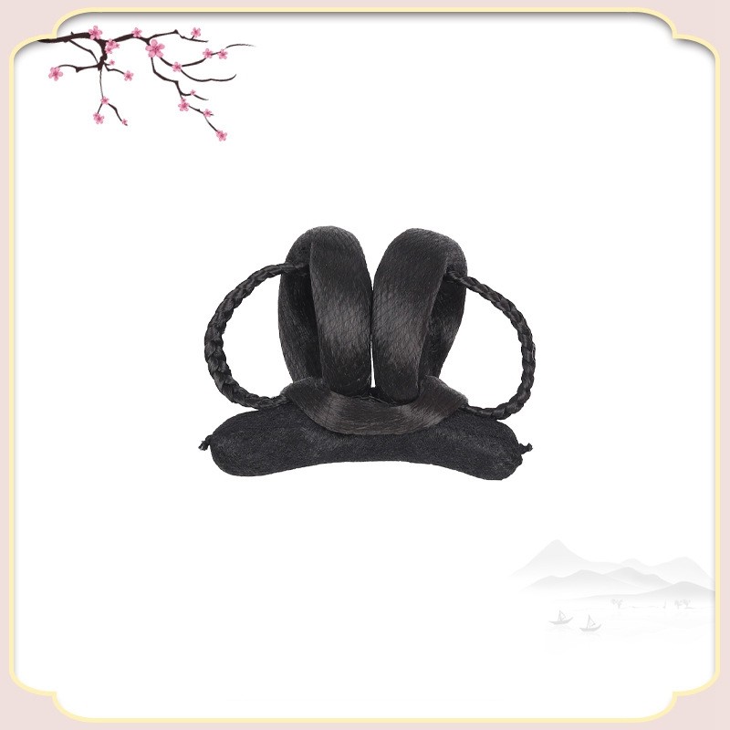 วิกผมถักเปียสำหรับคอสเพลย์จีน อันฟู่ พร้อมหูฟัง และอุปกรณ์แต่งผมสไตล์เจ้าหญิงโบราณ - รูปที่ 5