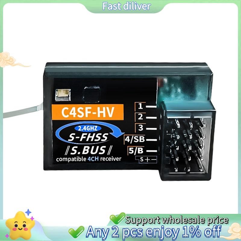 C4SF ตัวรับสัญญาณ 2.4hz SBUS 3PV 4PLS 4PV 4PX ใช้งานร่วมกับ 2.4G RX FUTABA Rc สําหรับ FUTABA Rc รีโม