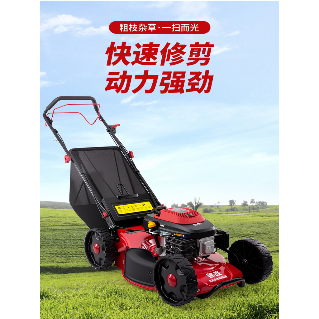 เครื่องตัดหญ้าเบนซิน Honda Yamaha Power เครื่องตัดหญ้าเครื่องตัดหญ้า Orchard รถเข็นเครื่องตัดหญ้าเคร