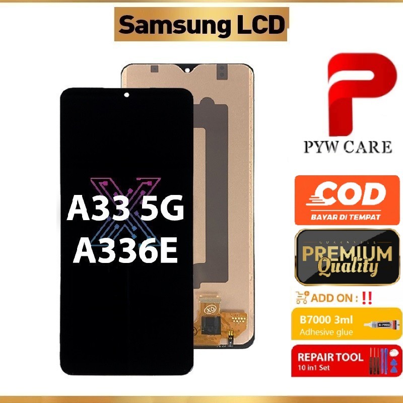 หน้าจอ LCD ที่รองรับสําหรับ Samsung A33 5G หน้าจอ TFT LCD