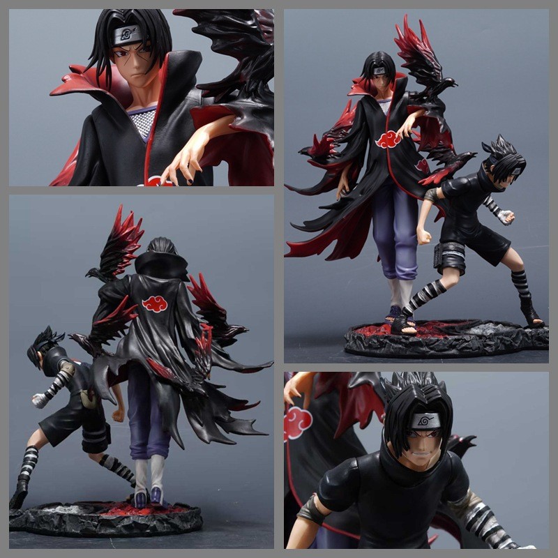 Naruto MZ Itachi Sasuke Kizuna Uchiha Itachi Crow Uchiha Sasuke GK รูปปั้น Boxed Figure