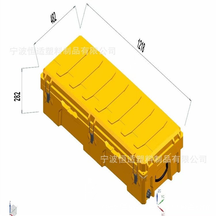Tidy-up Rolling พลาสติก 110L เครื่องมือ Camping Super ความจุขนาดใหญ่กล่องเครื่องมือรถ PE กล่องเก็บกล