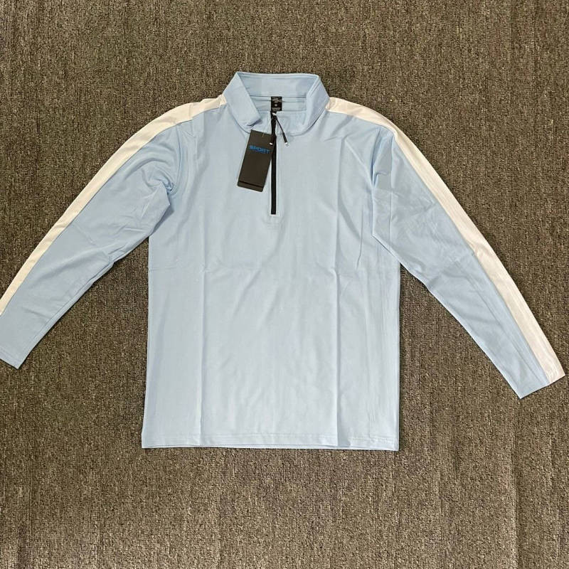 【Ready Stock】 Spring and Autumn Men's and Women's Sports Training Half Long-Sleeve Zipper Stand-up C