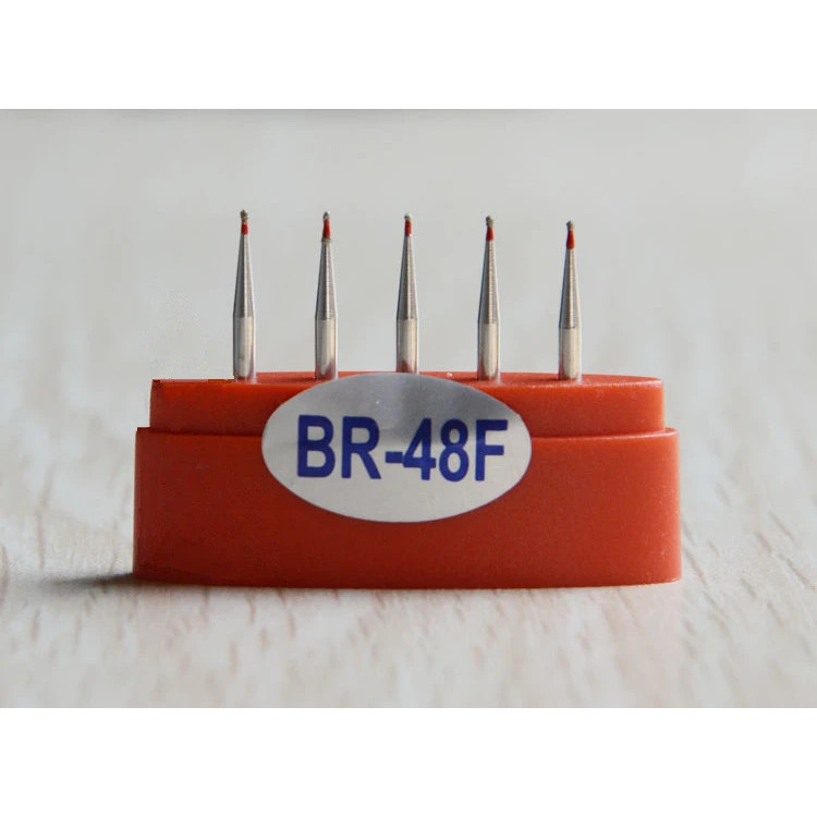 100 ชิ้นทันตกรรมเพชรรอบ burs FG Bur BR-48F
