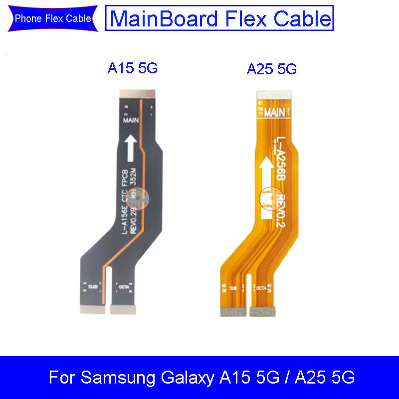 MainBoard Flex Cable สําหรับ Samsung Galaxy A15 5G / Samsung Galaxy A25 5G เมนบอร์ด Flex อุปกรณ์เสริ