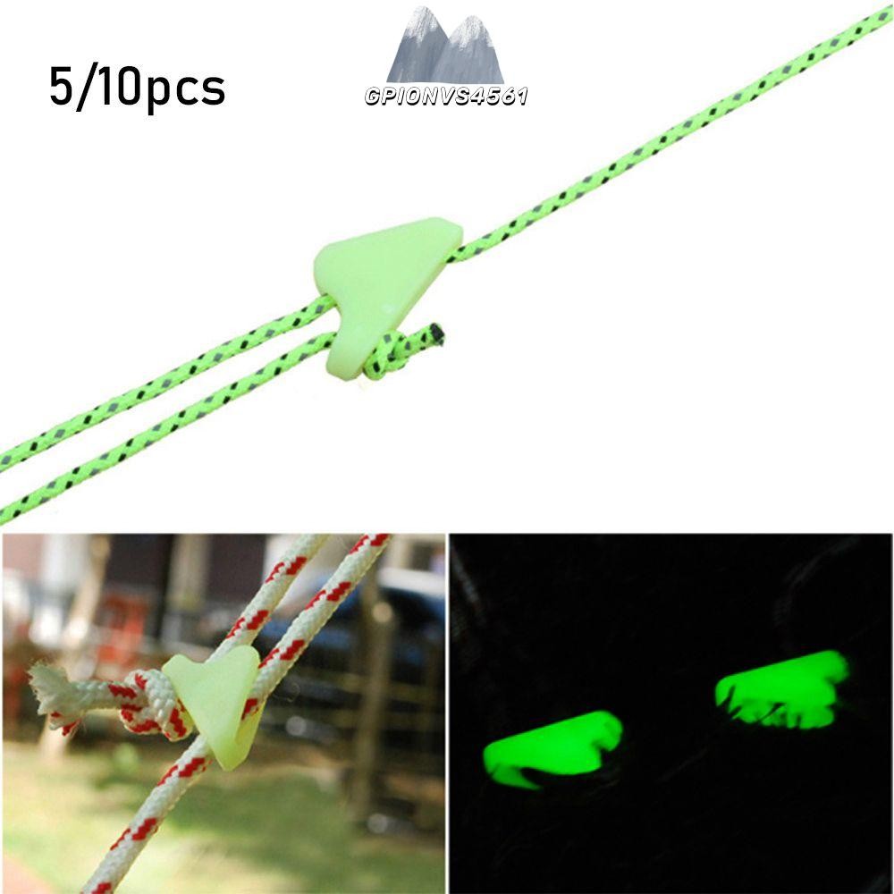 เชือกเรืองแสงสามเหลี่ยมสำหรับเต็นท์wigwam ปรับกระชับและป้องกันกันสาด