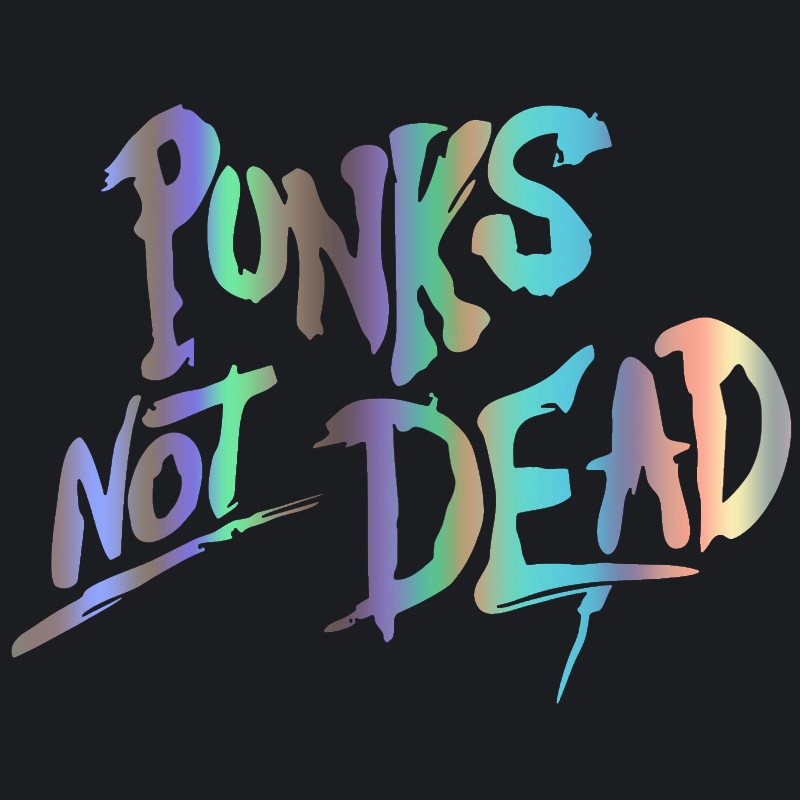 Punk No Dead Car Sticker Body Window Decoration