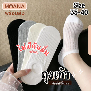 พร้อมส่ง : ถุงเท้า ข้อต่ำ หมาหูยาว 5 คู่ ไม่มีกันลื่น แล้วแต่รุ่น ลายน่ารัก เนื้อผ้านุ่ม