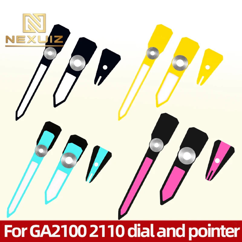 สําหรับ Casio G-SHOCK GA2100 GA2110 GM2100 ดัดแปลงนาฬิกา GBM-2100 อะไหล่ Dial Hands Luminous ga2100 