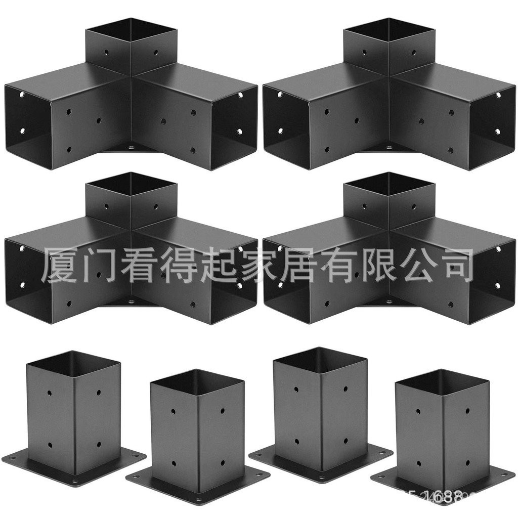 ฐานเชื่อมต่อชุดคอลัมน์ไม้ Pavilion Pavilion Pergola Product Cross-Border Bracket Connector Pavilion 