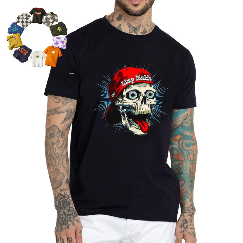 ((จัดส่งตลอด 24 ชั่วโมง) เสื้อยืด Limp Singer Bizkit Rock ทัวร์สบาย 2024 ย้อนยุค 90s Rock เหมาะสําหร
