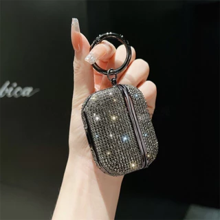 กล่องหูฟังเพชรสำหรับ Airpods 1 2 3 4 Airpods Pro 2 3 เคส หูฟัง Diamond Case