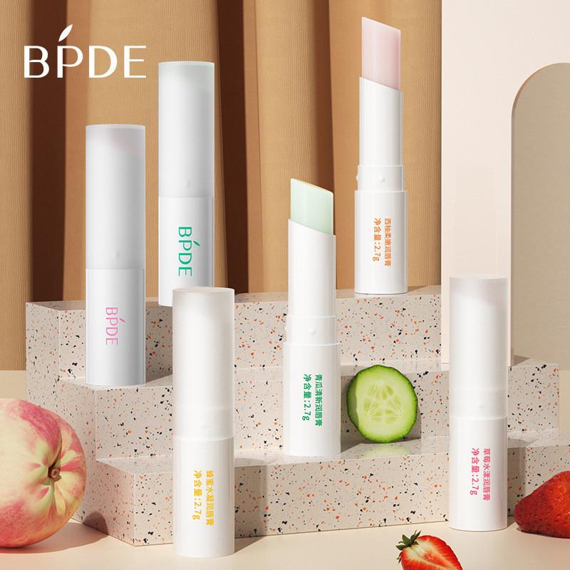 [ร้านสินค้าส่วนตัวของ Yijia Fairy] Bindi Aloe Vera Moisturizing Lip Balm 2.7g Lip Base ฤดูใบไม้ร่วงฤ