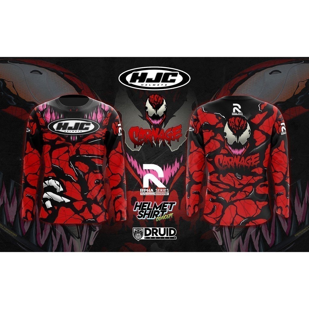 HJC Carnage Concept3D Helmet Shirt - เสื้อปั่นจักรยานแขนยาวสำหรับนักขี่ มีไซส์จาก XXS ถึง 6XL