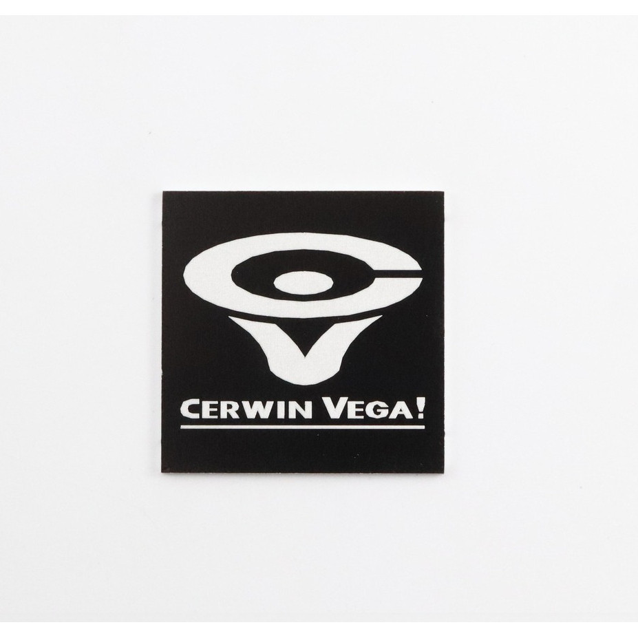 Cerwin Vega CV ลําโพงป้ายโลโก้อลูมิเนียม 31.7 มม.(1.25")X31.7 มม.(1.25")